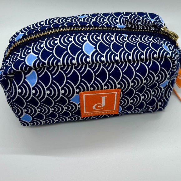 Jude Connally "Delaney" Moon Drop Navy & White Pouch - Picture 4 of 4